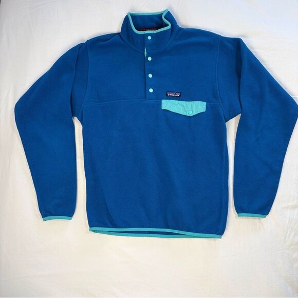Patagonia Jackets & Blazers - Patagonia Women’s Blue Synchilla T-Snap Fleece | S
